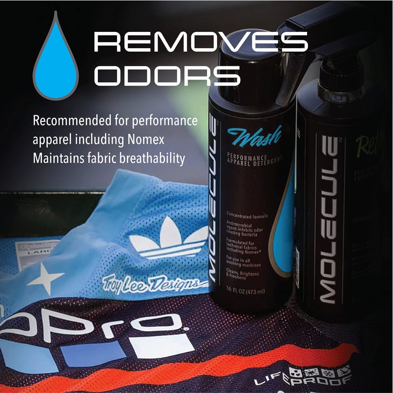 Molecule Wash | Performance Apparel Care | Cleans, Brightens & Freshens Racing Suits & Technical Fabrics | 16 Ounces - Image 4